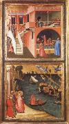 Ambrogio Lorenzetti St Nicholas is Elected Bishop of Mira oil on canvas